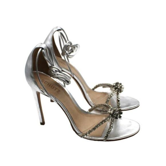 Schutz Womens Jayda Leather Dressy Heels - Picture 4 of 16